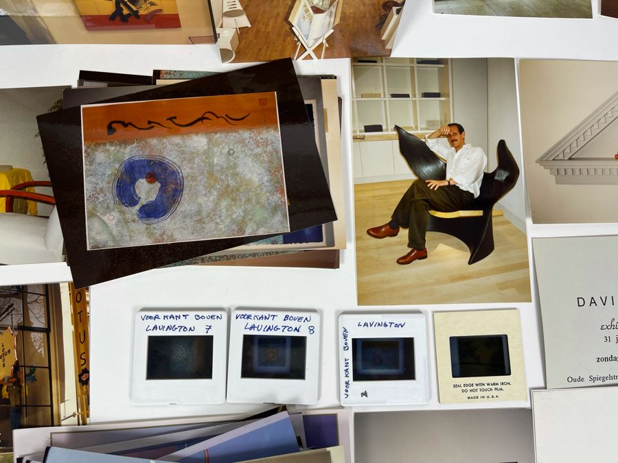 David Lavington (American, 1951–1995) Huge Collection Of David Lavington's Personal Photographs And Slides Showing Artwork Mainly In Amsterdam Holland With Box 12.5W X 5.5D X 10H [Photo 10]