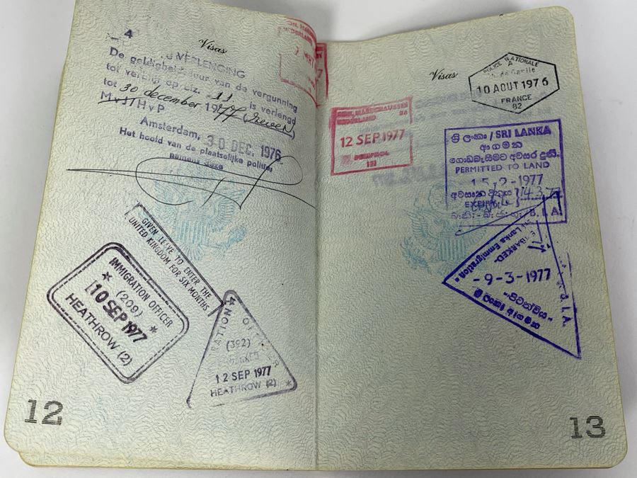 David Lavington (American, 1951–1995) Six US Passports Of Artist David Lavington [Photo 31]