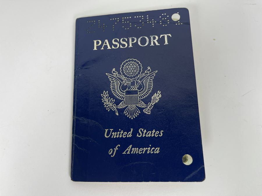 David Lavington (American, 1951–1995) Six US Passports Of Artist David Lavington [Photo 40]