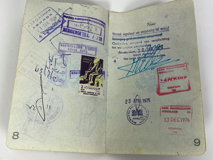 David Lavington (American, 1951–1995) Six US Passports Of Artist David Lavington [Photo 29]