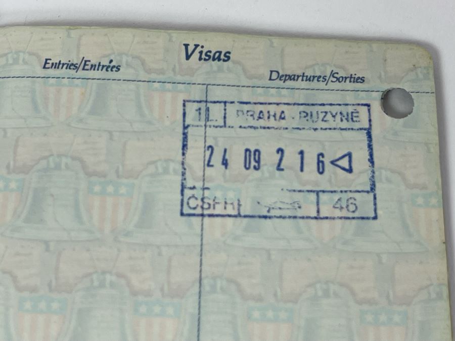 David Lavington (American, 1951–1995) Six US Passports Of Artist David Lavington [Photo 48]