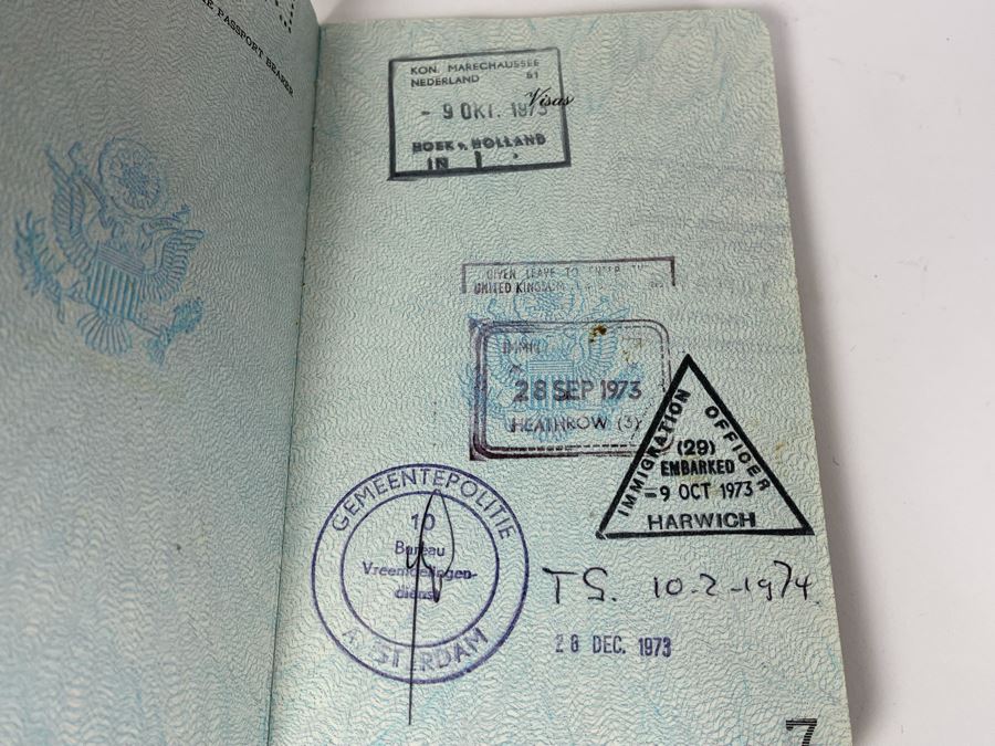 David Lavington (American, 1951–1995) Six US Passports Of Artist David Lavington [Photo 8]