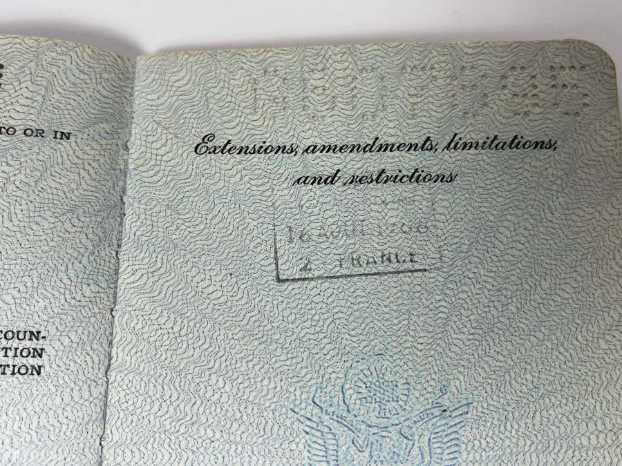 David Lavington (American, 1951–1995) Six US Passports Of Artist David Lavington [Photo 17]