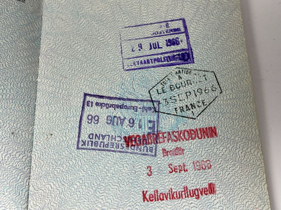 David Lavington (American, 1951–1995) Six US Passports Of Artist David Lavington [Photo 18]