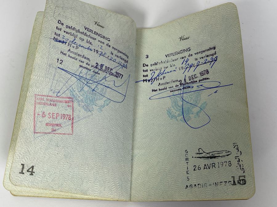 David Lavington (American, 1951–1995) Six US Passports Of Artist David Lavington [Photo 32]