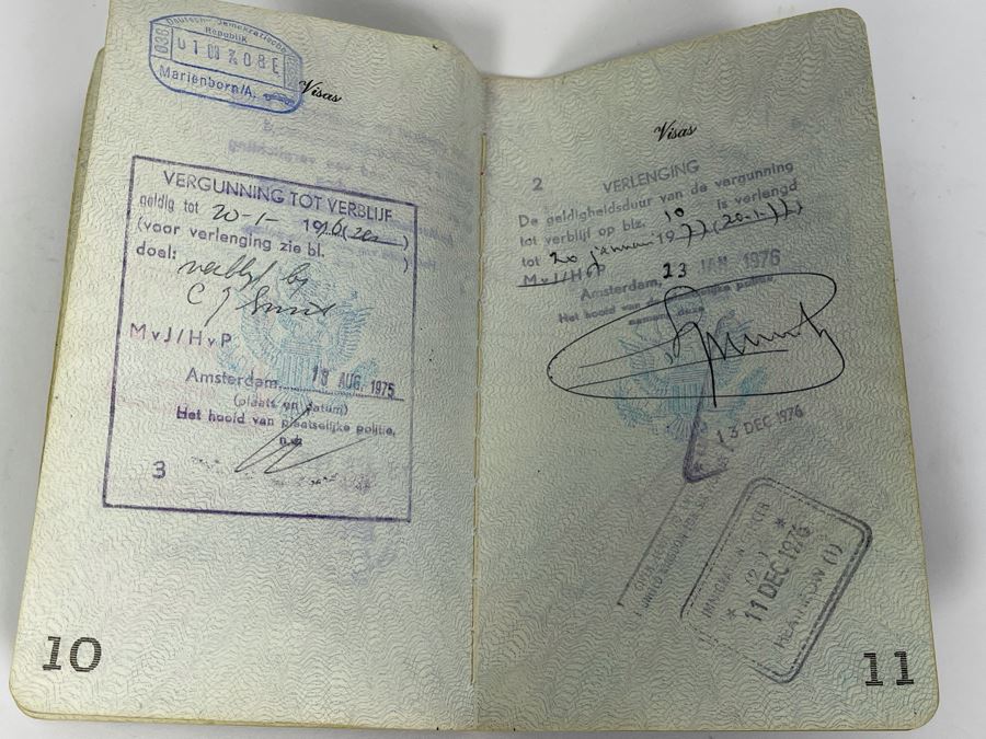 David Lavington (American, 1951–1995) Six US Passports Of Artist David Lavington [Photo 30]