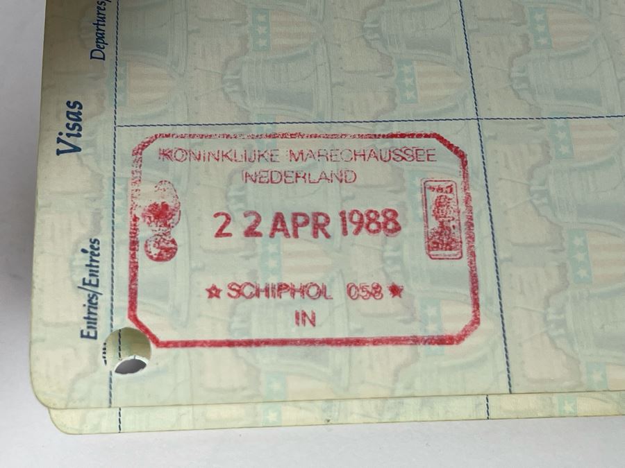 David Lavington (American, 1951–1995) Six US Passports Of Artist David Lavington [Photo 47]