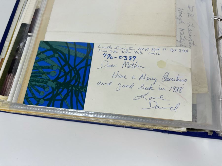 David Lavington (American, 1951–1995) Scrapbook Of Artist David Lavington Featuring Personal Photographs, Drawings And Letters - See Photos [Photo 39]