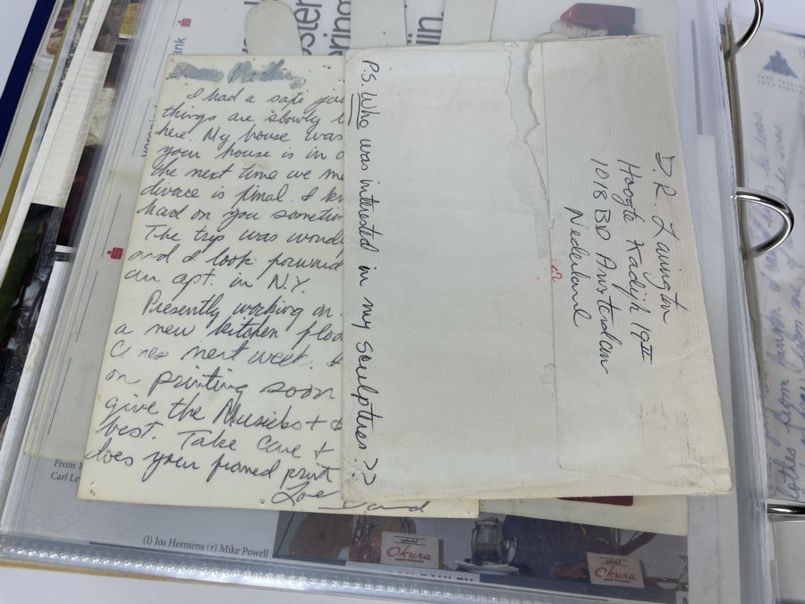 David Lavington (American, 1951–1995) Scrapbook Of Artist David Lavington Featuring Personal Photographs, Drawings And Letters - See Photos [Photo 35]