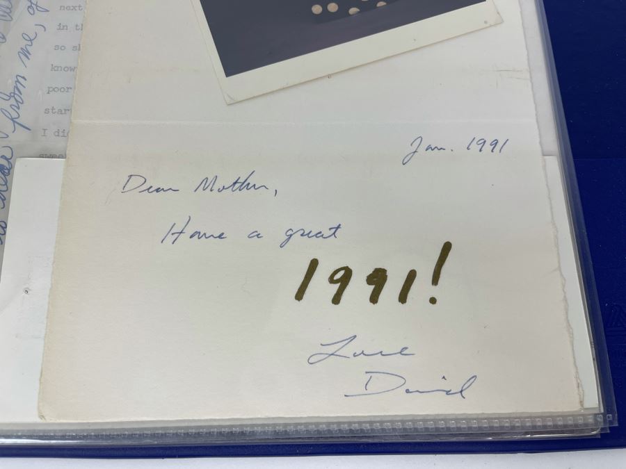 David Lavington (American, 1951–1995) Scrapbook Of Artist David Lavington Featuring Personal Photographs, Drawings And Letters - See Photos [Photo 37]