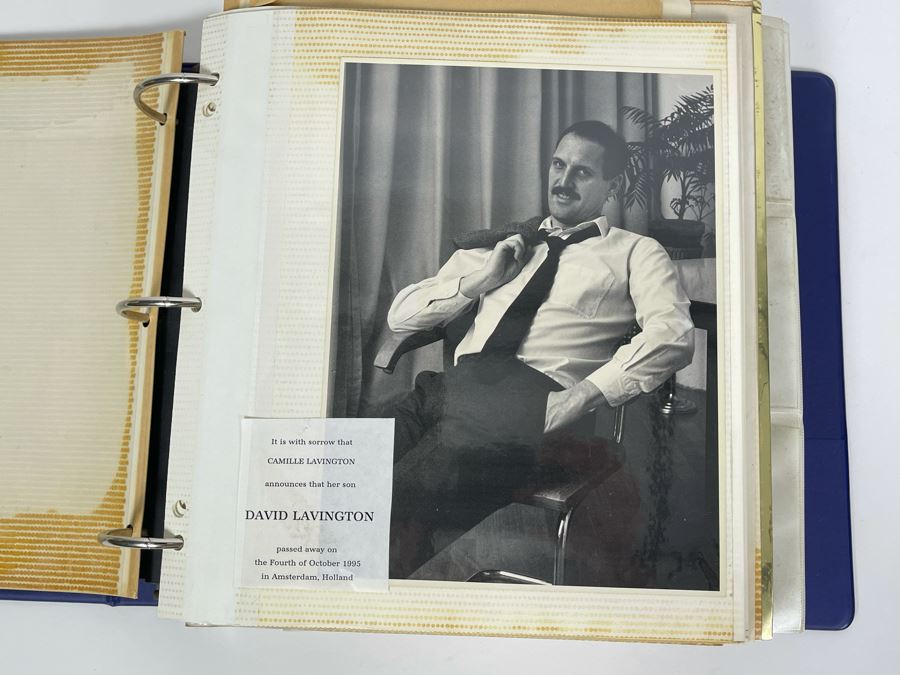 David Lavington (American, 1951–1995) Scrapbook Of Artist David Lavington Featuring Personal Photographs, Drawings And Letters - See Photos [Photo 4]