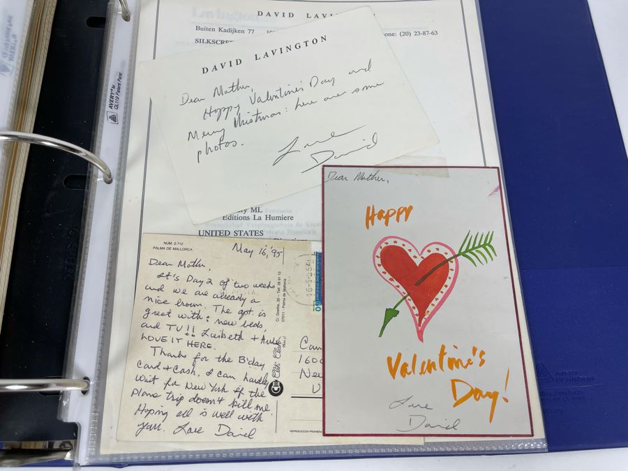 David Lavington (American, 1951–1995) Scrapbook Of Artist David Lavington Featuring Personal Photographs, Drawings And Letters - See Photos [Photo 32]
