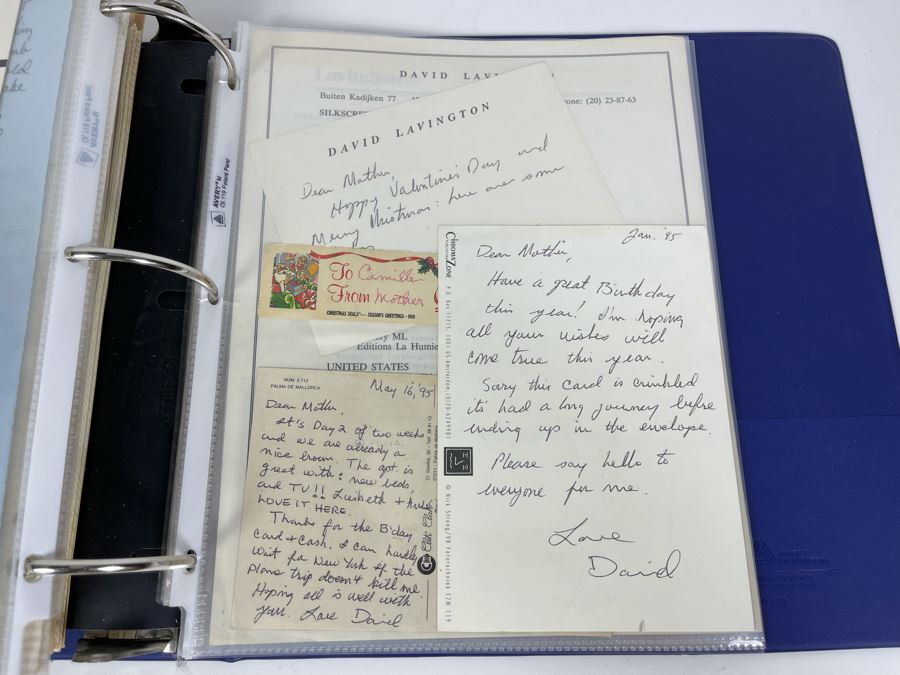 David Lavington (American, 1951–1995) Scrapbook Of Artist David Lavington Featuring Personal Photographs, Drawings And Letters - See Photos [Photo 31]