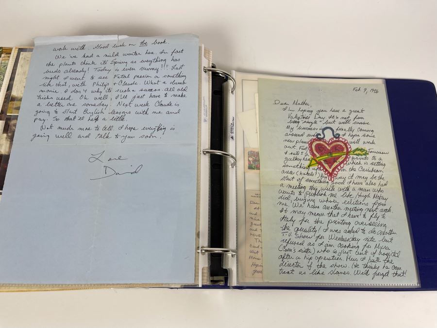 David Lavington (American, 1951–1995) Scrapbook Of Artist David Lavington Featuring Personal Photographs, Drawings And Letters - See Photos [Photo 27]