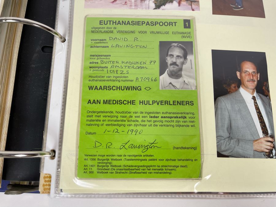 David Lavington (American, 1951–1995) Scrapbook Of Artist David Lavington Featuring Personal Photographs, Drawings And Letters - See Photos [Photo 24]