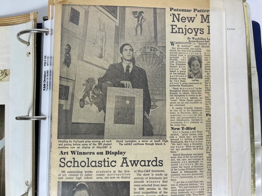 David Lavington (American, 1951–1995) Scrapbook Of Artist David Lavington Featuring Personal Photographs, Drawings And Letters - See Photos [Photo 9]