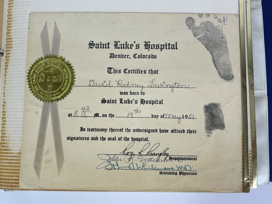 David Lavington (American, 1951–1995) Scrapbook Of Artist David Lavington Featuring Personal Photographs, Drawings And Letters - See Photos [Photo 2]