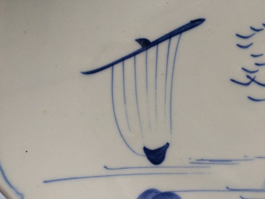 Set of Vintage Japanese Blue & White Plates [Photo 14]