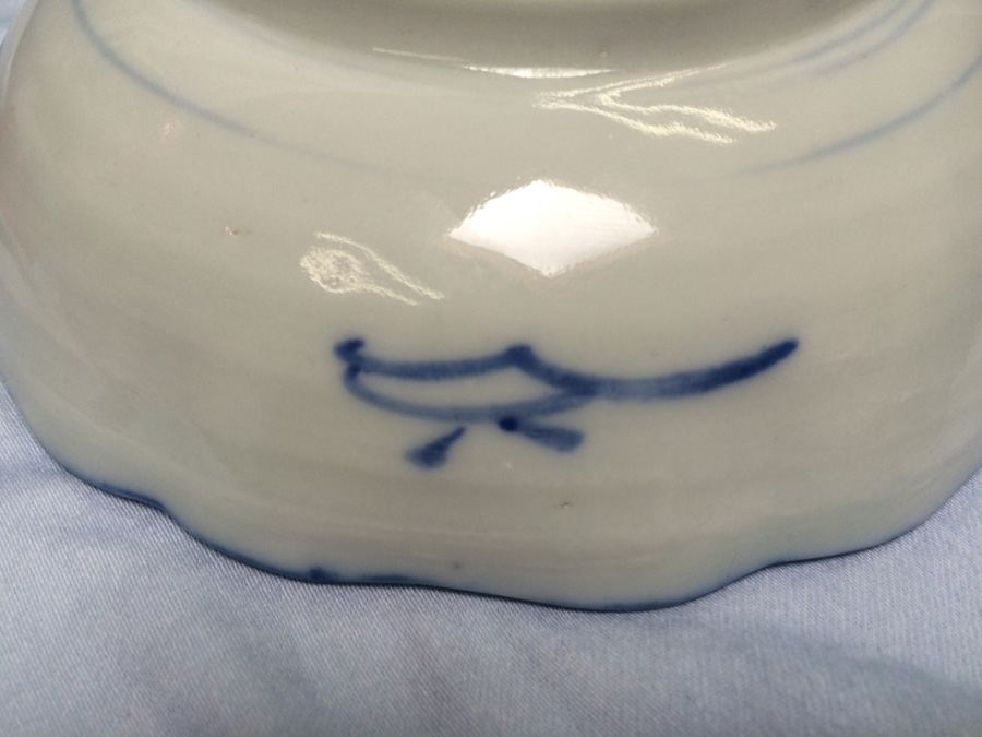 Set of Vintage Japanese Blue & White Plates [Photo 30]