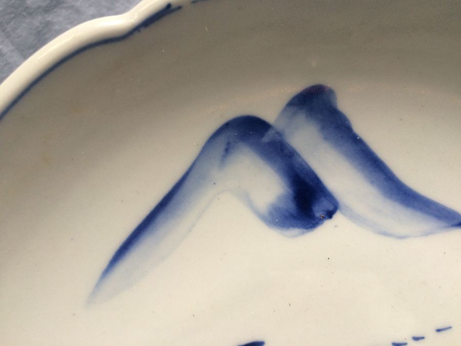 Set of Vintage Japanese Blue & White Plates [Photo 13]