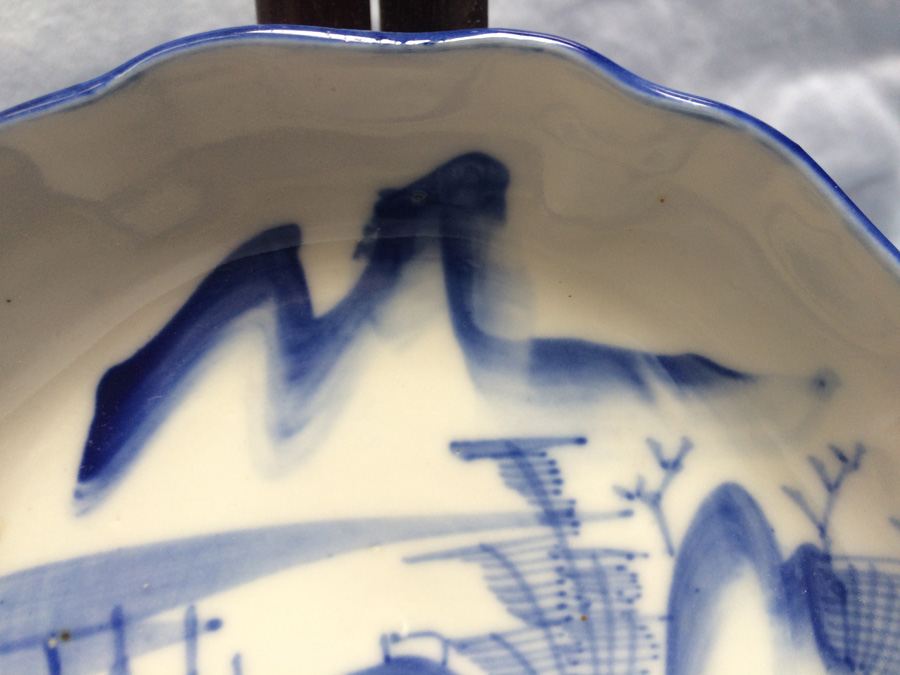 Set of Vintage Japanese Blue & White Plates [Photo 25]