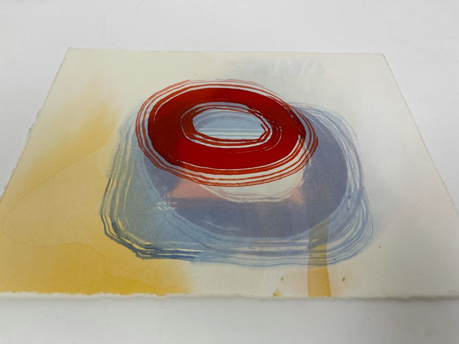 David Lavington (American, 1951–1995) Watercolor Drawing Unsigned [Photo 4]