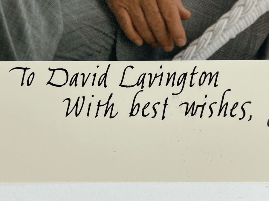 Personalized And Signed George Bush Sr Photograph Signed To David Lavington With Best Wishes George Bush 8 X 10 [Photo 7]