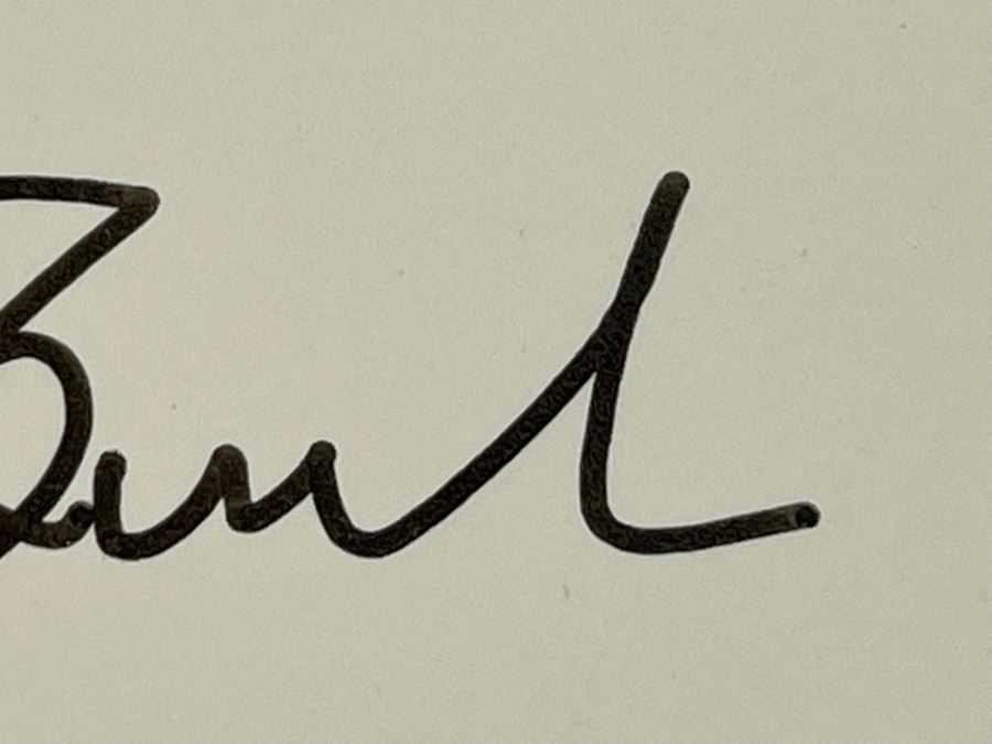 Personalized And Signed George Bush Sr Photograph Signed To David Lavington With Best Wishes George Bush 8 X 10 [Photo 9]