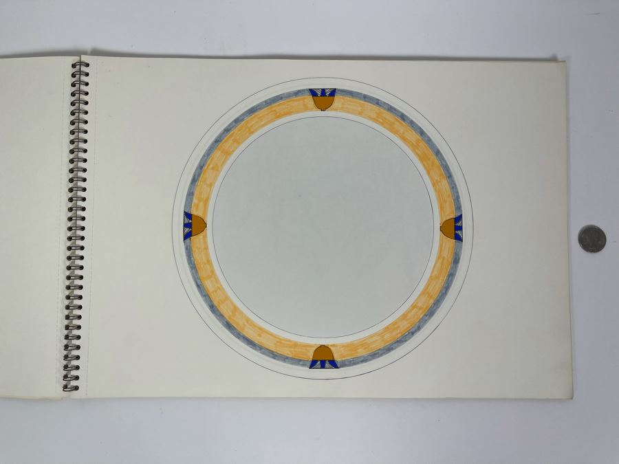 David Lavington (American, 1951–1995) Various Drawings Of David Lavington In 12 X 17 Artist Sketch Book - See Photos [Photo 15]