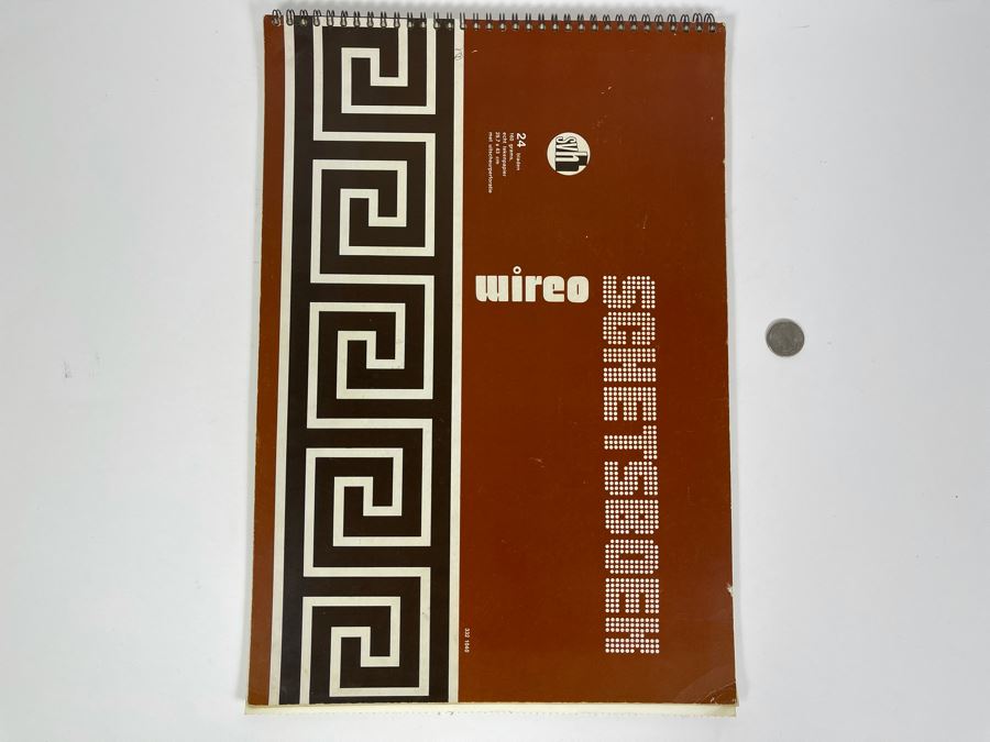 David Lavington (American, 1951–1995) Various Drawings Of David Lavington In 12 X 17 Artist Sketch Book - See Photos [Photo 2]