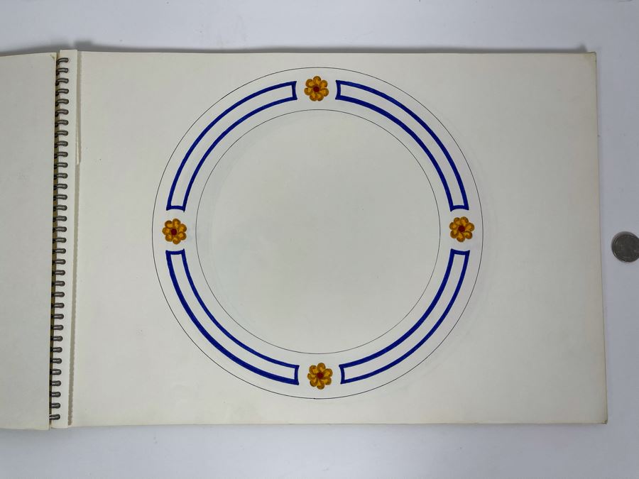 David Lavington (American, 1951–1995) Various Drawings Of David Lavington In 12 X 17 Artist Sketch Book - See Photos [Photo 7]