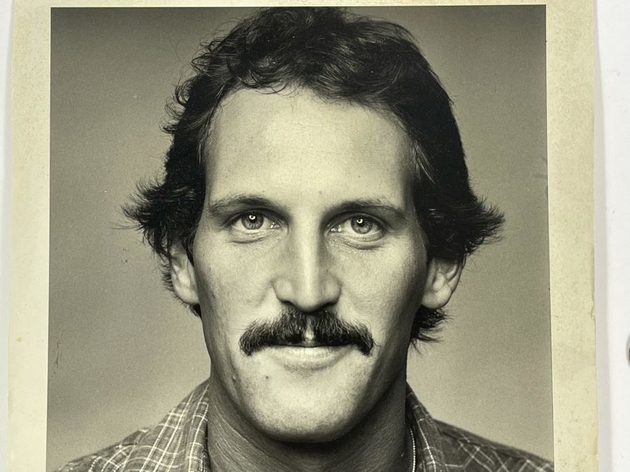 Vintage 1971 Barbara Bordnick Studio Signed Headshot Photograph Of Artist David Lavington 7 X 11 [Photo 3]