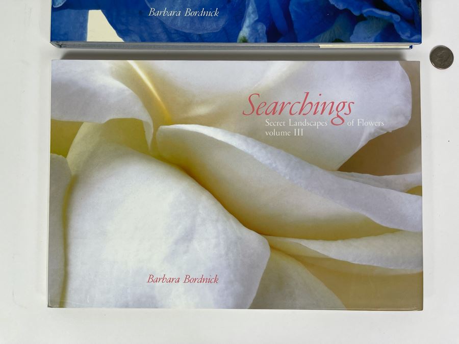 Pair Of First Edition Signed Books By Barbara Bordnick: Searchings: Secret Landscapes Of Flowers Volumes II And III [Photo 5]