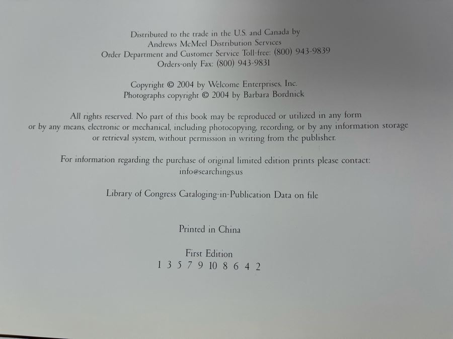 Pair Of First Edition Signed Books By Barbara Bordnick: Searchings: Secret Landscapes Of Flowers Volumes II And III [Photo 23]