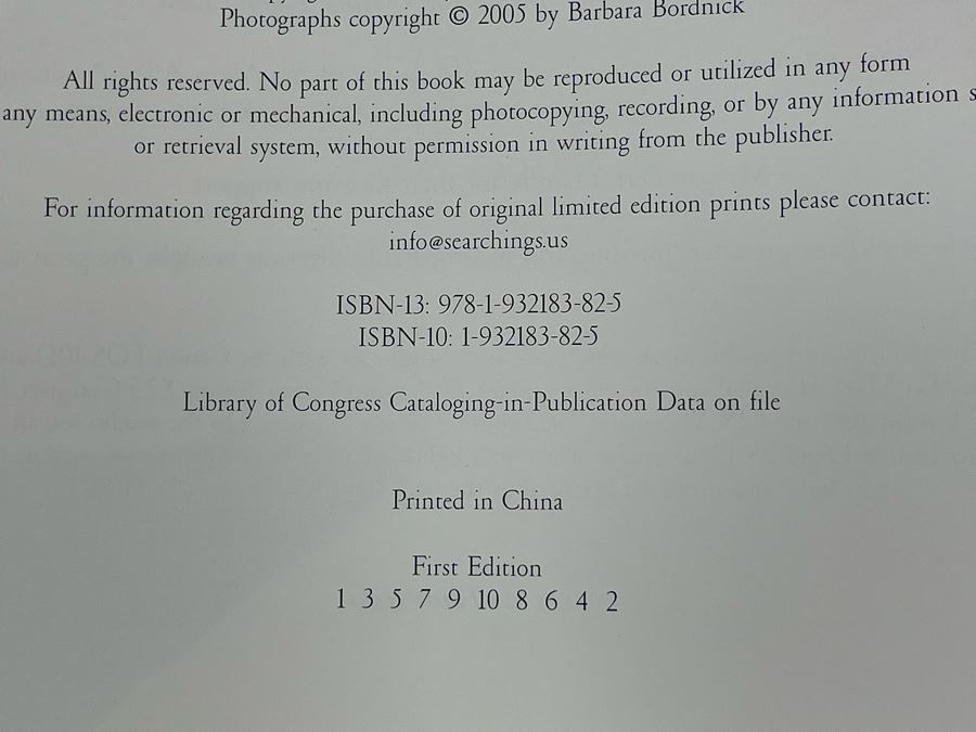 Pair Of First Edition Signed Books By Barbara Bordnick: Searchings: Secret Landscapes Of Flowers Volumes II And III [Photo 24]