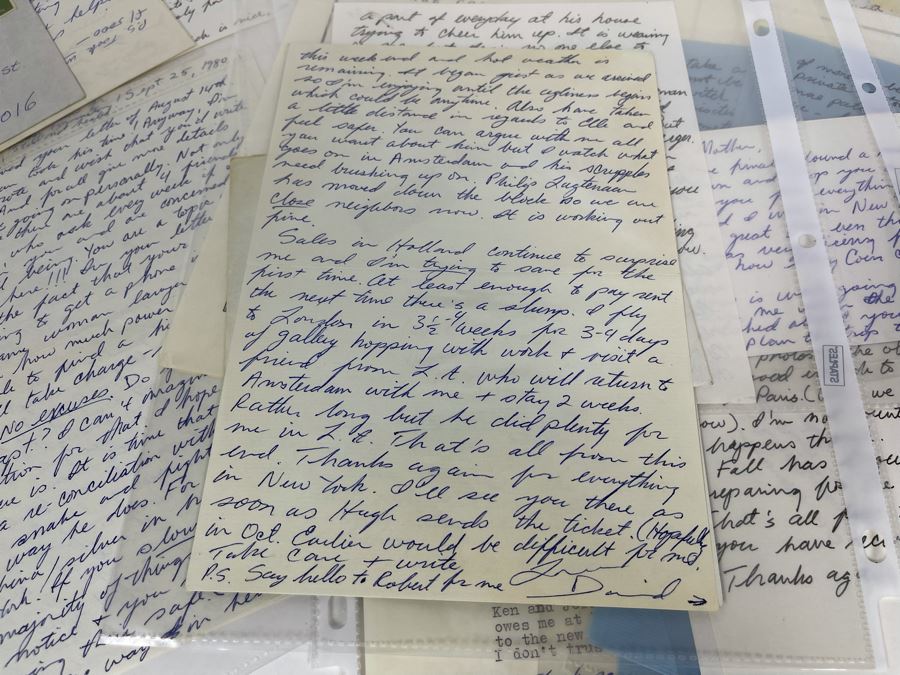 David Lavington (American, 1951–1995) Huge Collection Of Personal Letters From David Lavington - See Photos [Photo 24]