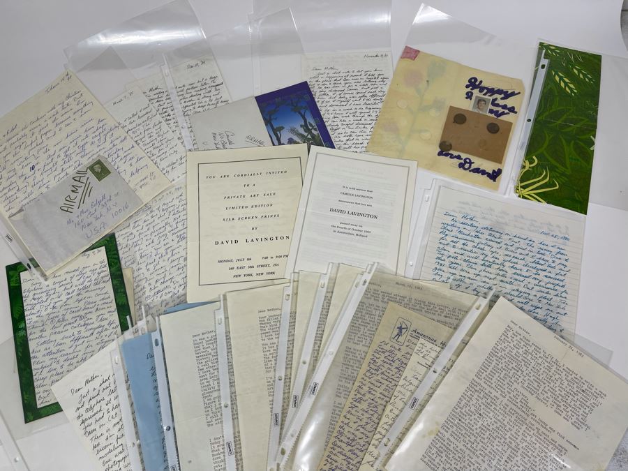 David Lavington (American, 1951–1995) Huge Collection Of Personal Letters From David Lavington - See Photos [Photo 5]