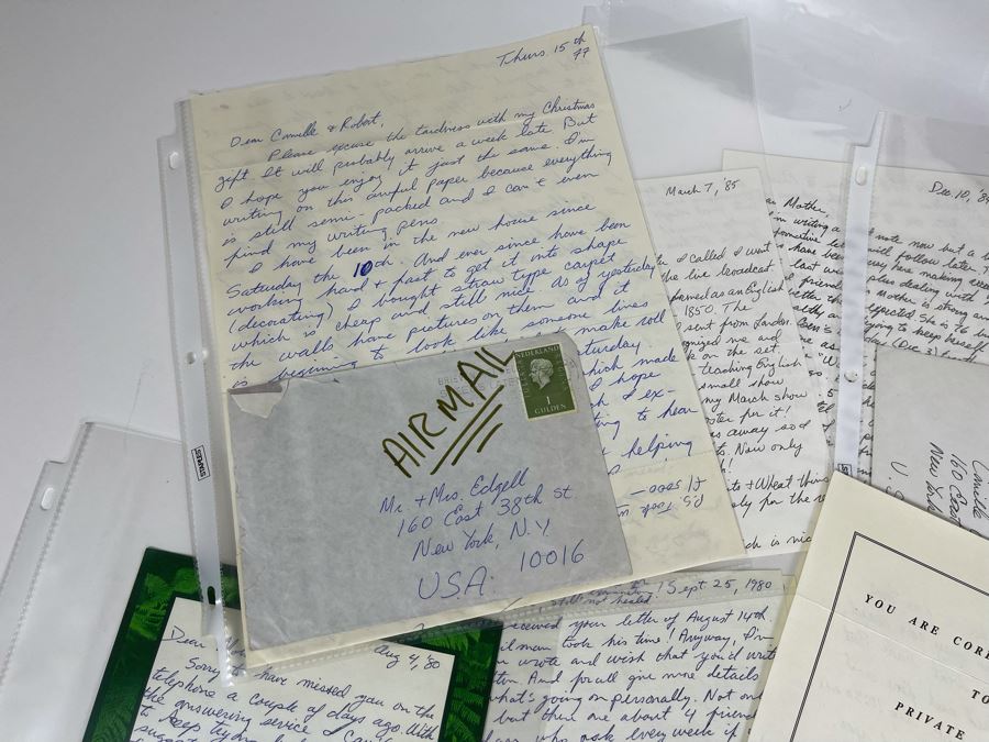 David Lavington (American, 1951–1995) Huge Collection Of Personal Letters From David Lavington - See Photos [Photo 9]