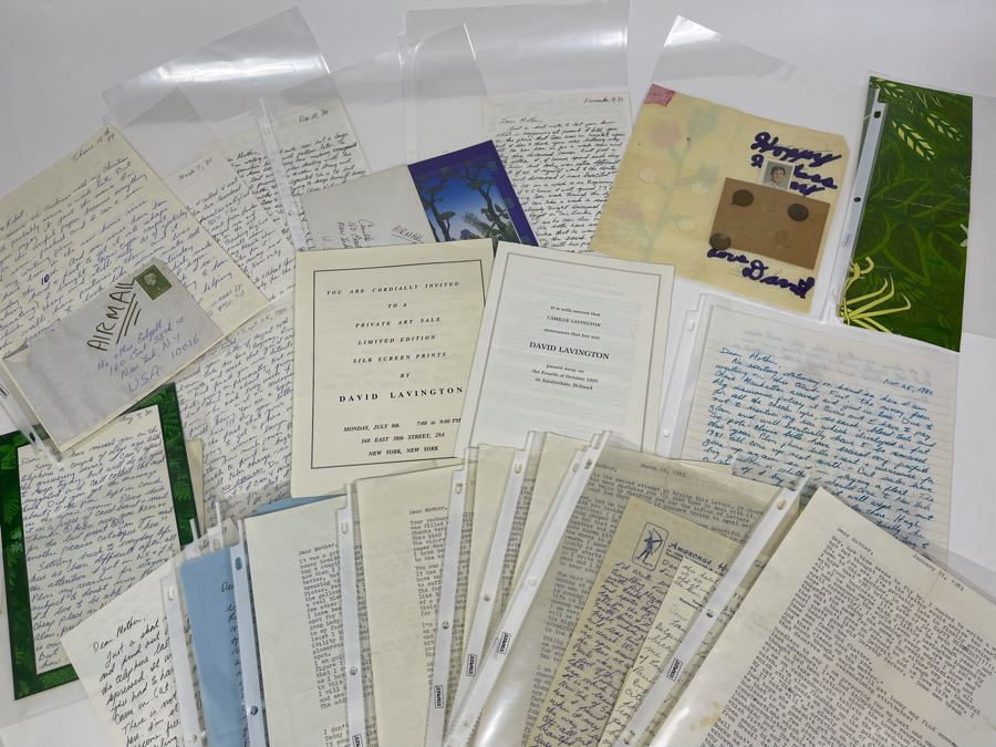 David Lavington (American, 1951–1995) Huge Collection Of Personal Letters From David Lavington - See Photos [Photo 3]