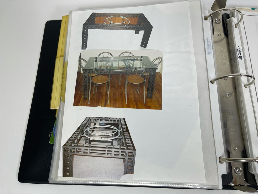 David Lavington (American, 1951–1995) David Lavington's Portfolio Binder Of His Artwork Including Seragraphs And Sculptures With Price Sheet And Artist Biography [Photo 31]