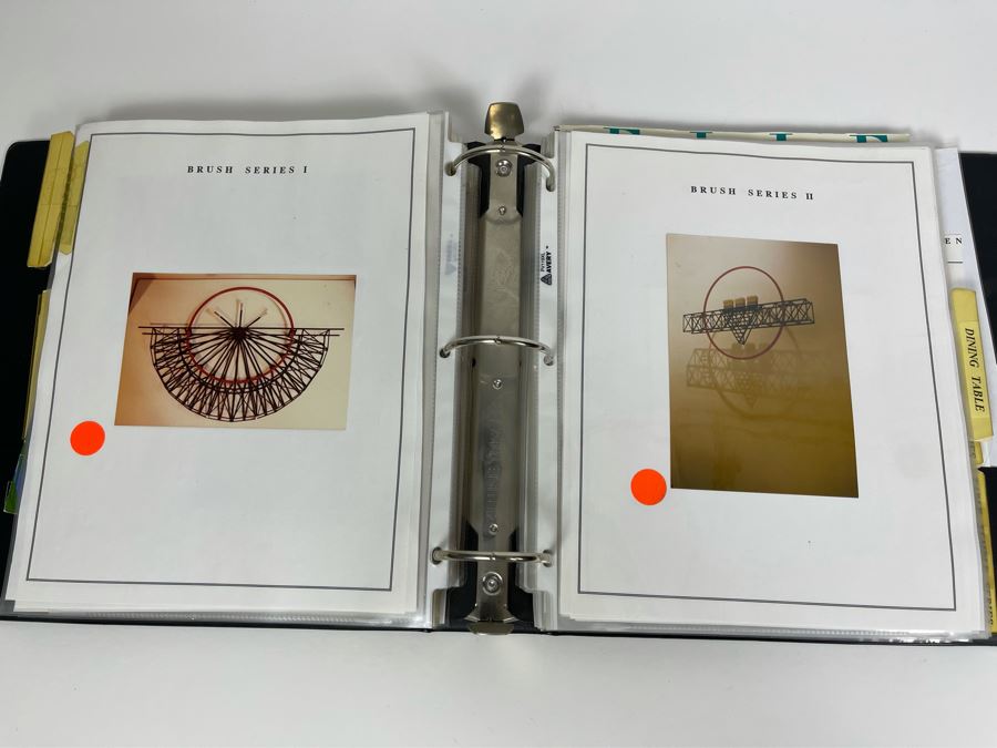 David Lavington (American, 1951–1995) David Lavington's Portfolio Binder Of His Artwork Including Seragraphs And Sculptures With Price Sheet And Artist Biography [Photo 24]