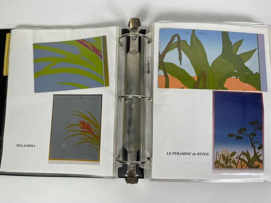 David Lavington (American, 1951–1995) David Lavington's Portfolio Binder Of His Artwork Including Seragraphs And Sculptures With Price Sheet And Artist Biography [Photo 11]