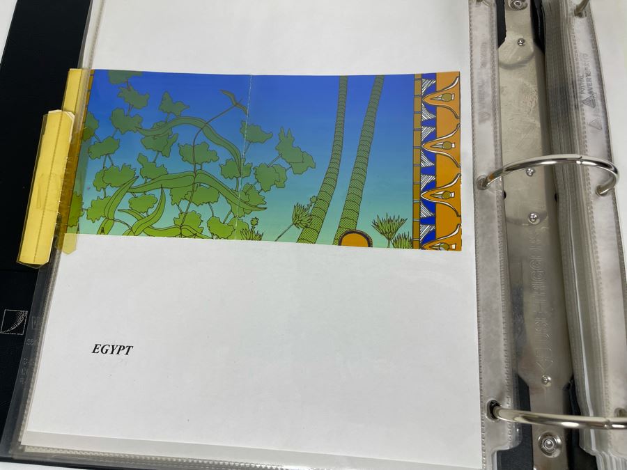 David Lavington (American, 1951–1995) David Lavington's Portfolio Binder Of His Artwork Including Seragraphs And Sculptures With Price Sheet And Artist Biography [Photo 16]