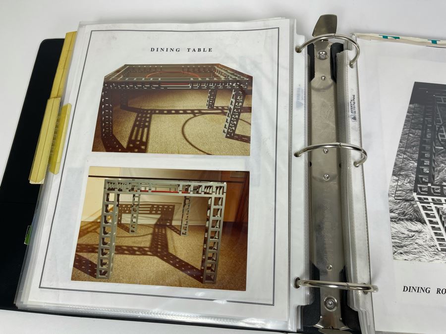 David Lavington (American, 1951–1995) David Lavington's Portfolio Binder Of His Artwork Including Seragraphs And Sculptures With Price Sheet And Artist Biography [Photo 30]