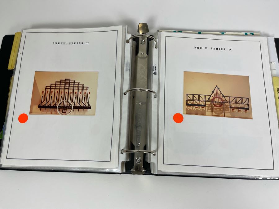 David Lavington (American, 1951–1995) David Lavington's Portfolio Binder Of His Artwork Including Seragraphs And Sculptures With Price Sheet And Artist Biography [Photo 25]