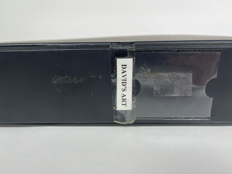 David Lavington (American, 1951–1995) David Lavington's Portfolio Binder Of His Artwork Including Seragraphs And Sculptures With Price Sheet And Artist Biography [Photo 55]