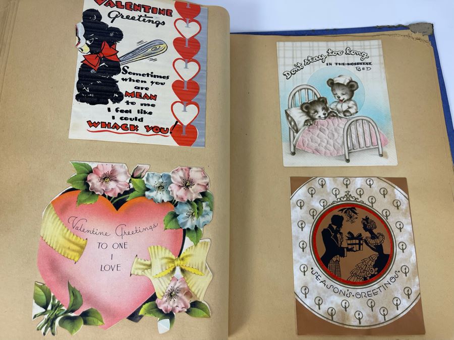 Vintage Scrapbook Featuring Vintage 1930s Cards [Photo 15]