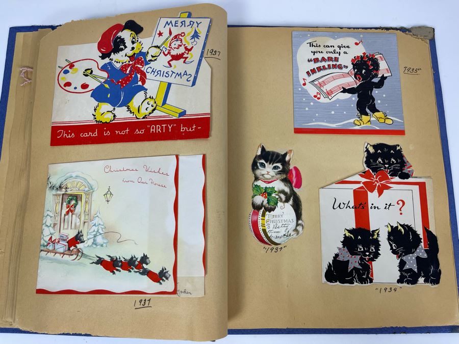 Vintage Scrapbook Featuring Vintage 1930s Cards [Photo 11]