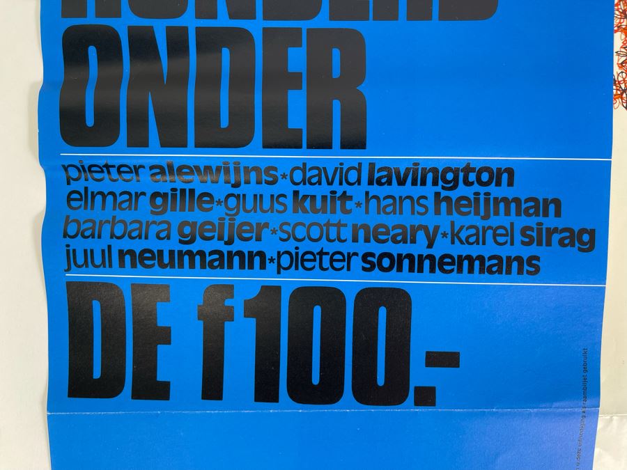 David Lavington (American, 1951–1995) Various European Amsterdam Holland Art Gallery Posters Featuring David Lavington [Photo 6]