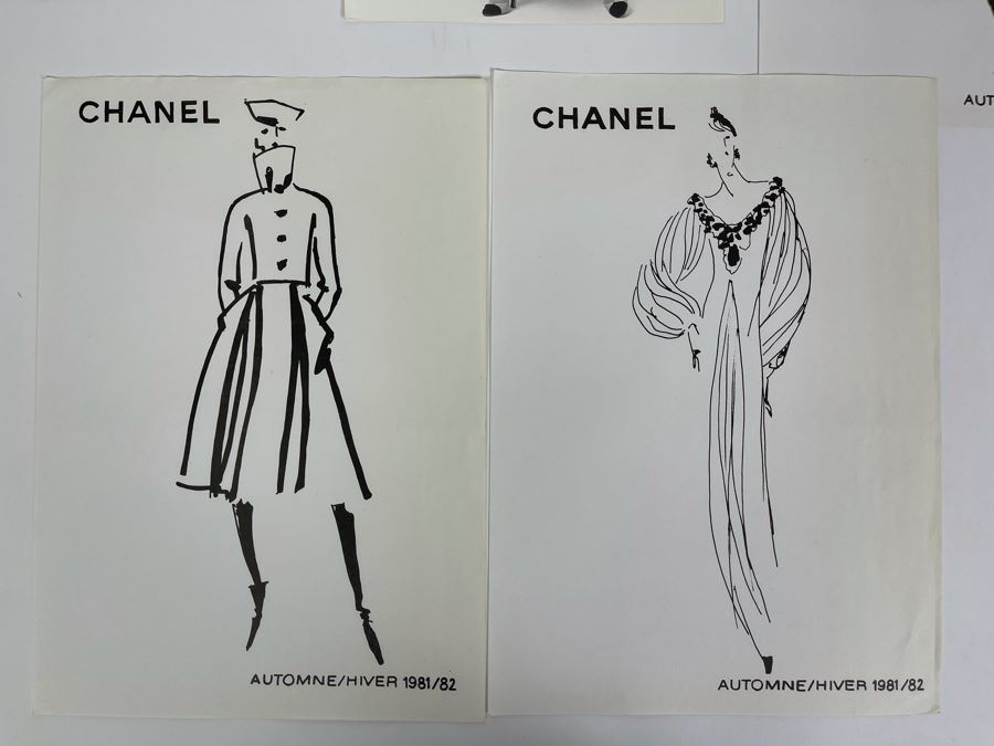 Vintage Chanel Ephemera 1981/1982 Collection Haute Couture Automne/Hiver [Photo 7]